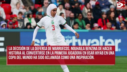 Nouhaila Benzina es una 'inspiración' al convertirse en la primera jugadora en usar hiyab en una Copa del Mundo