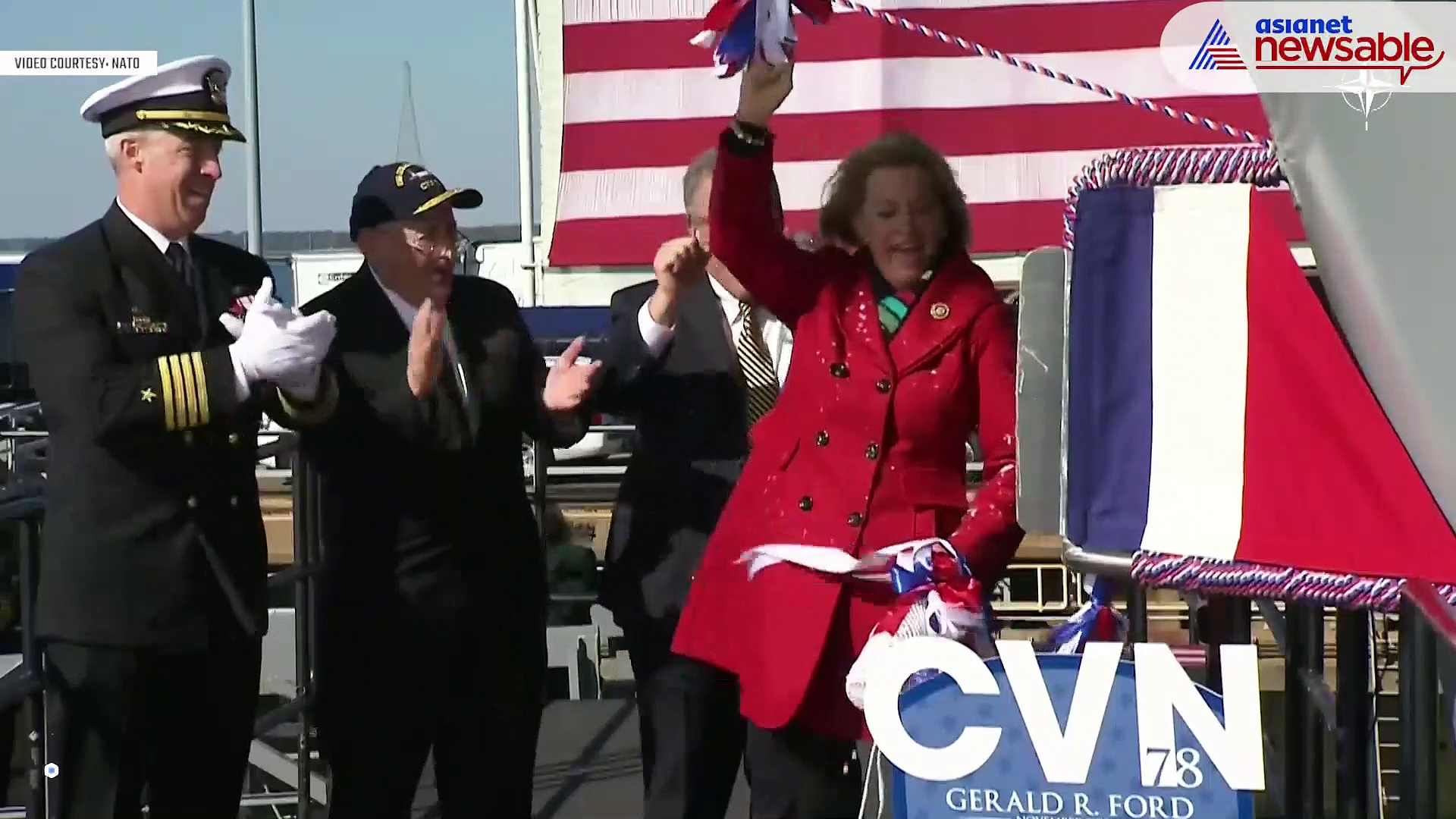 When world's largest warship crossed the Atlantic (WATCH)