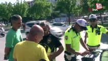 Bakırköy'de emniyet kemersiz yakalanan minibüs şoförü cezaya itiraz etti