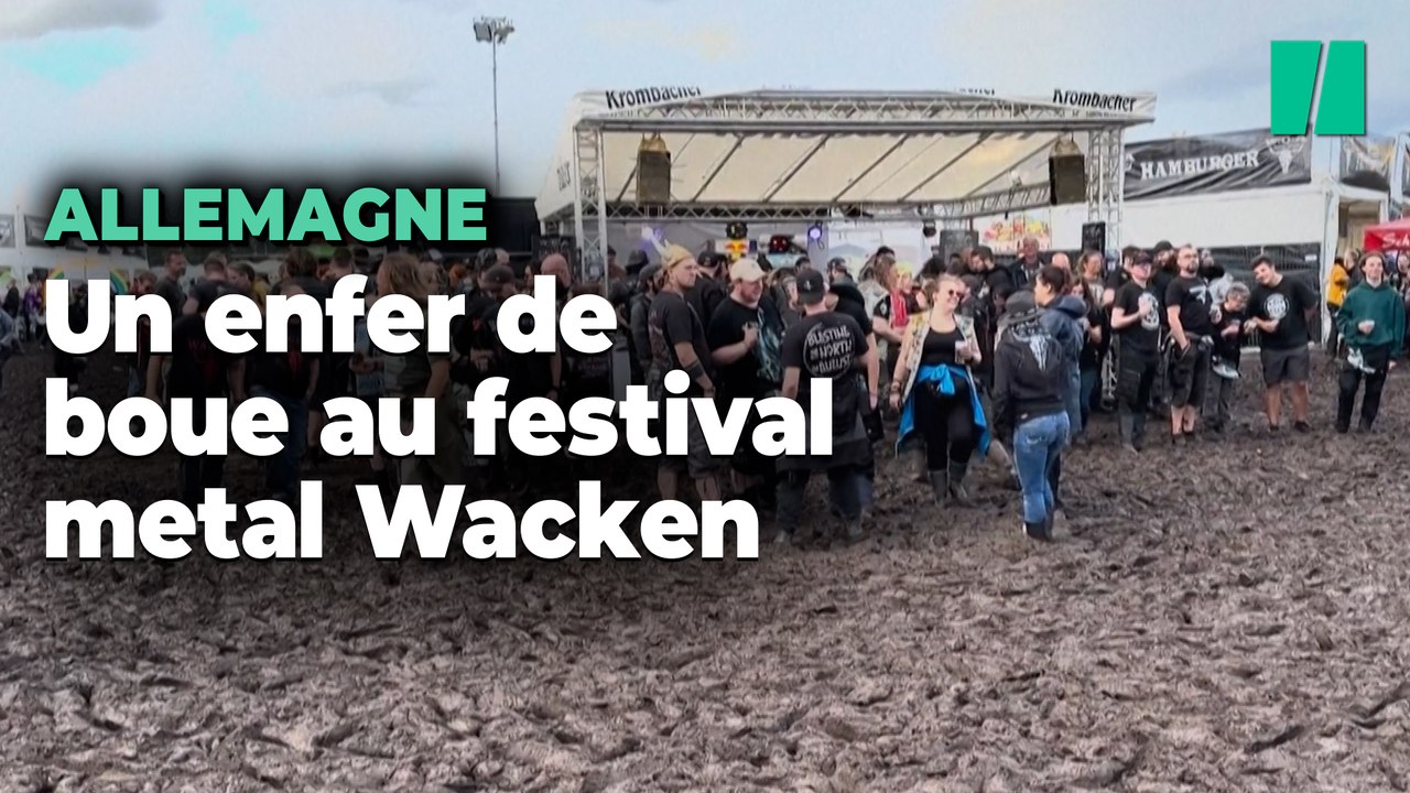La pluie et la boue privent le plus grand festival de metal au monde de 35 000 spectateurs