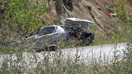 Köpeğe çarpmamak isterken yaralandı