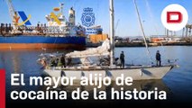 Incautado el mayor alijo de cocaína de la historia de Cantabria a bordo de un velero británico