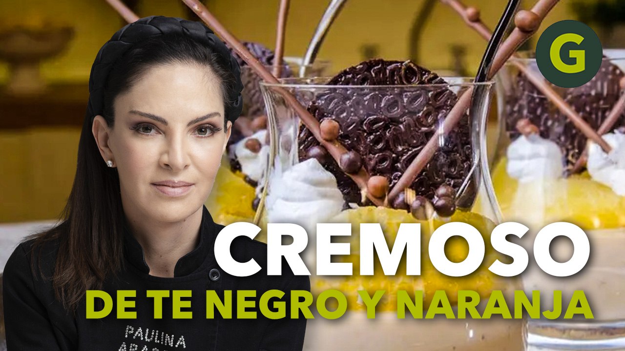MOUSSE: CREMOSO de TE NEGRO y NARANJA por Paulina Abascal | El Gourmet