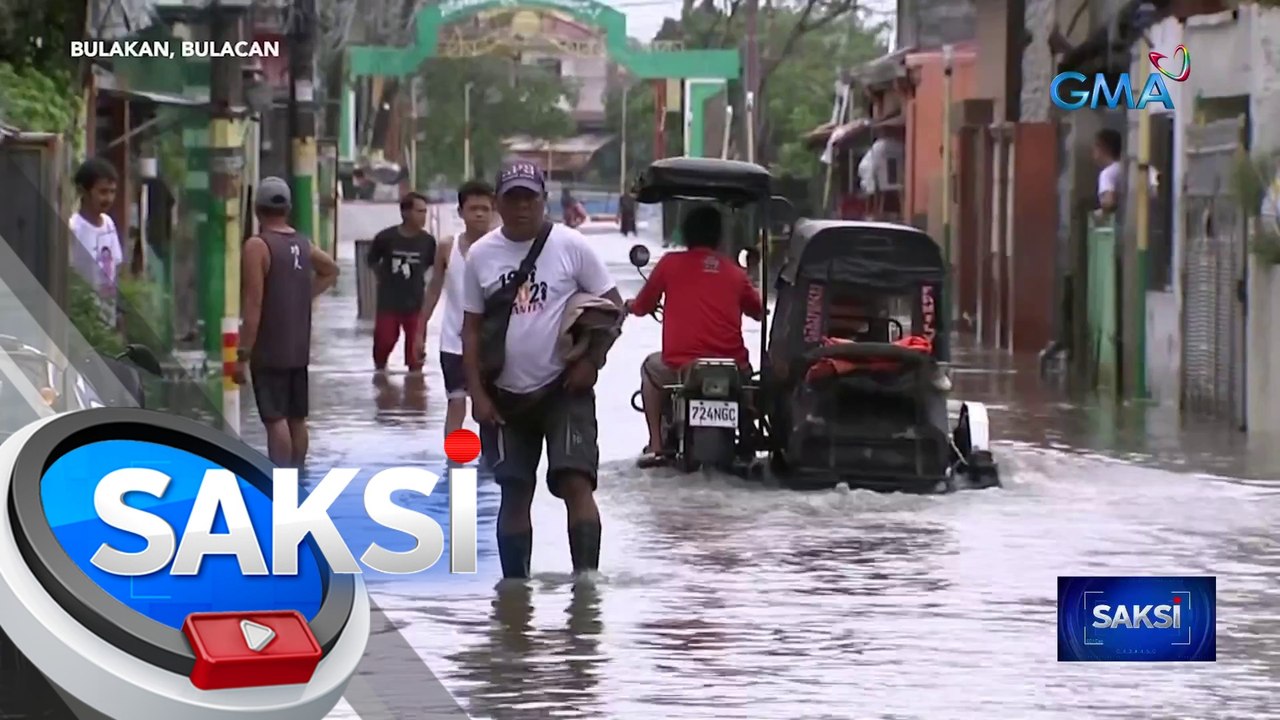 Tubig mula sa ilog at dagat, naghahalo sa ilang binahang lugar | Saksi ...