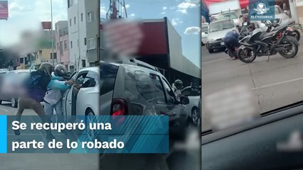 Agarran a motoratón que fue captado en Circuito Interior