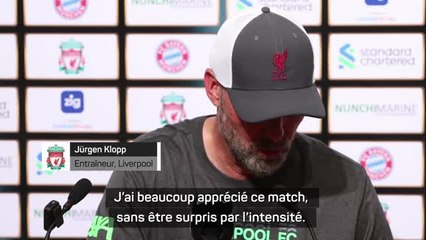 Liverpool - Klopp : "Pas surpris par l'intensité"