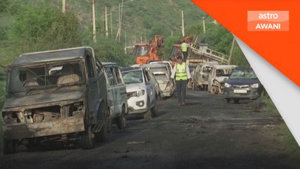 Polis tingkat rondaan berikutan rusuhan yang memuncak