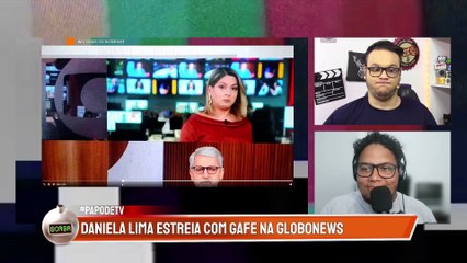 DANIELA LIMA ESTREIA COM GAFE NA GLOBONEWS!