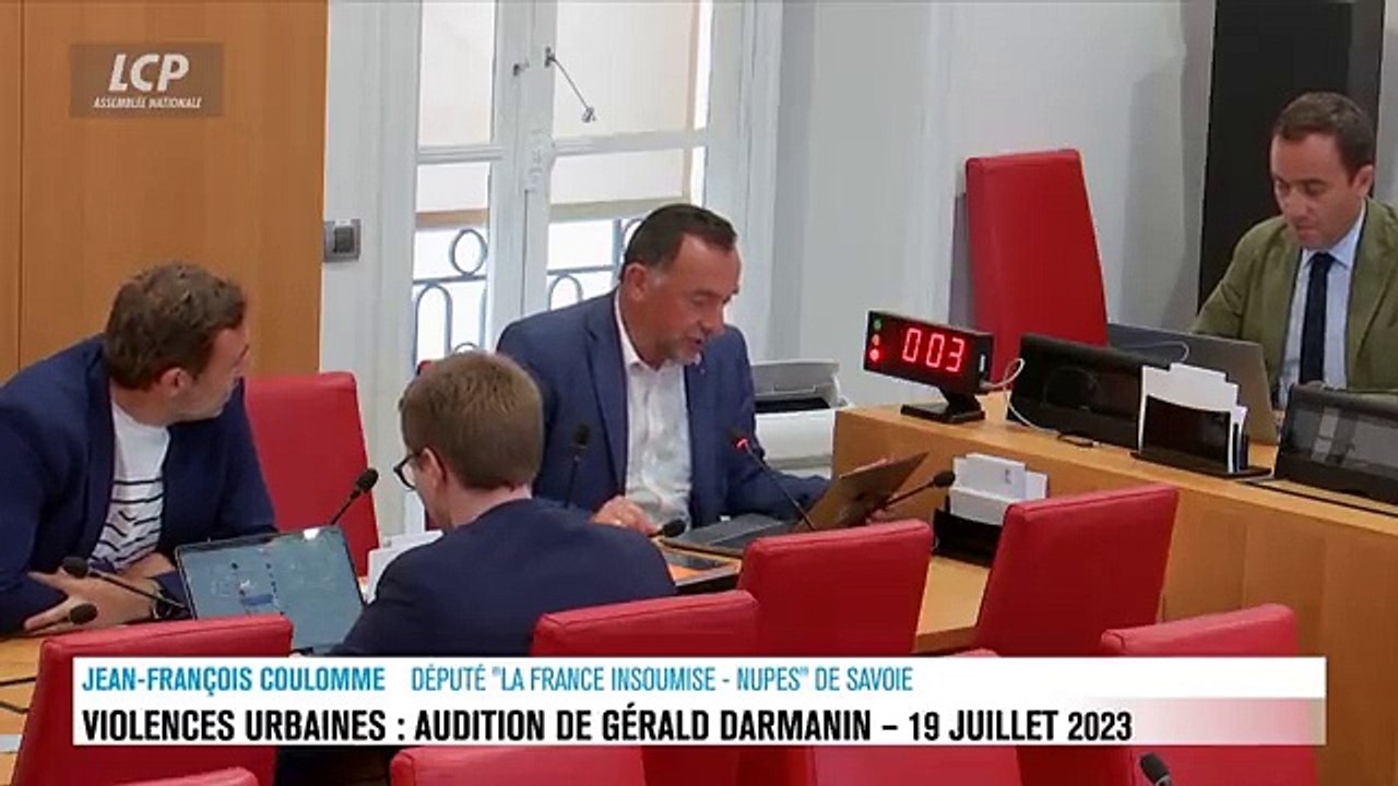 Cagnotte pour la famille du policier - Propos de Jean-François Coulomme, député La France insoumise de Savoie - VIDEO