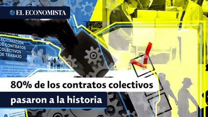 El 80% de los contratos colectivos pasó a la historia, la mayoría eran de protección