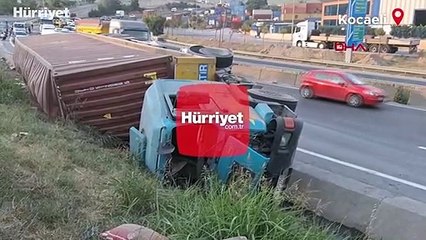 Kontrolden çıkan TIR menfeze devrildi: 1 ölü