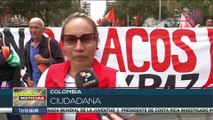 Organizaciones sociales en Colombia realizan un llamado a la paz