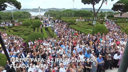 Ferenc pápa: a fiatalságra nehéz feladatok várnak