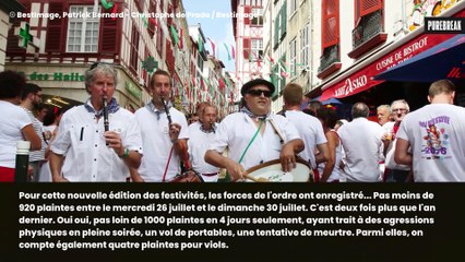 Cette année, les Fêtes de Bayonne ont engendré 920 plaintes... dont quatre pour viols