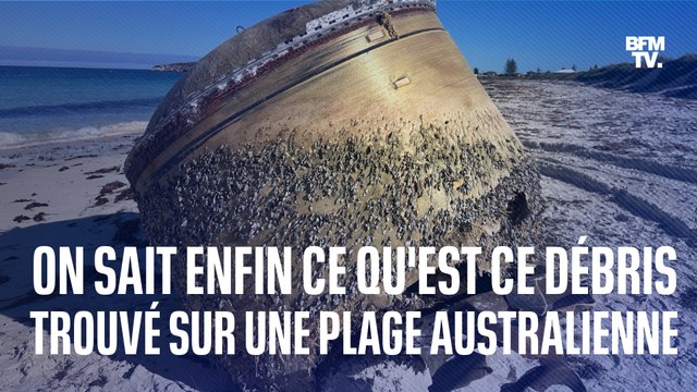 Ce cylindre mystérieux retrouvé sur une plage australienne est en fait un débris spatial
