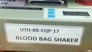 What is a blood bag shaker | Blood bag shaker overview during blood sampling