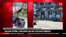 Tras disturbios en Zacualtipán, presidente municipal huyó y Guardia Nacional resguarda la zona