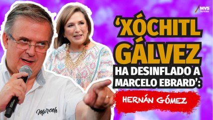 Así afecta XÓCHITL GÁLVEZ a MARCELO EBRARD