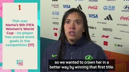 We let Marta down - Antonia