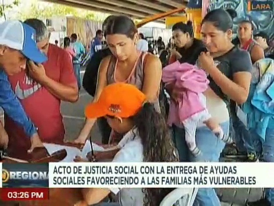 Familias de 10 parroquias son favorecidos con ayudas técnicas en el estado Lara