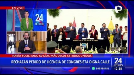 Tải video: Digna Calle: Rechazan pedido de licencia de la congresista para seguir en el extranjero