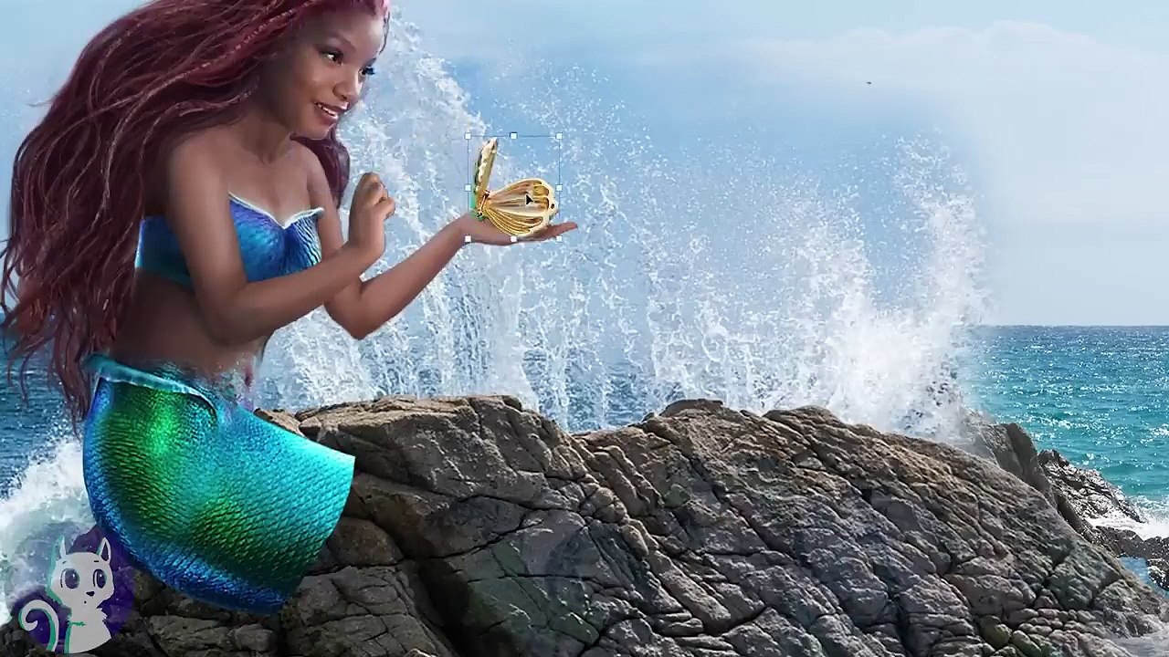 The Little Mermaid 2023 Ariel, Eric and their dau
