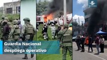 Queman vehículos en Topilejo y bloquean carretera México – Cuernavaca