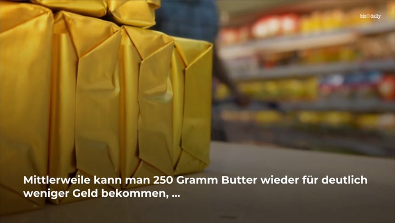 Nach rekordhoch: butterpreise fallen wieder