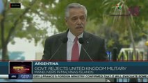 Argentina rejects United Kingdom's maneuvers in the Malvinas Islands