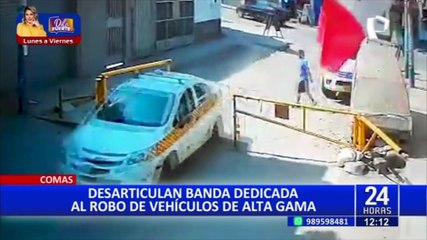 ¡Duro golpe! Banda dedicada al robo de vehículos de alta gama fue desarticulada por la PNP