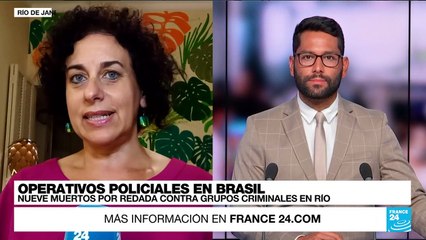 Informe desde Río de Janeiro: redada policial contra grupos criminales deja nueve muertos