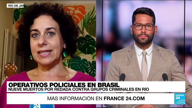 Informe desde Río de Janeiro: redada policial contra grupos criminales deja nueve muertos