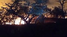 Incêndio atinge vegetação próxima a Serra do Curral em BH