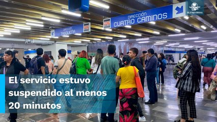 Dos personas son arrolladas por tren del Metro en estación Hidalgo Línea 2