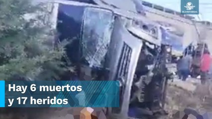 Quiso ganarle el paso y perdió: tren embiste a camión de pasajeros