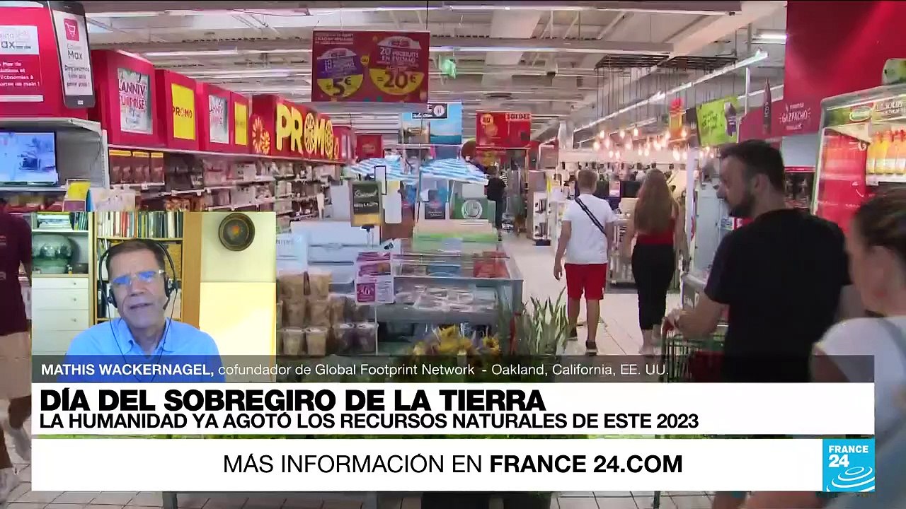 Mathis Wackernagel: "Países con ingresos más elevados tienen un uso de recursos más alto"