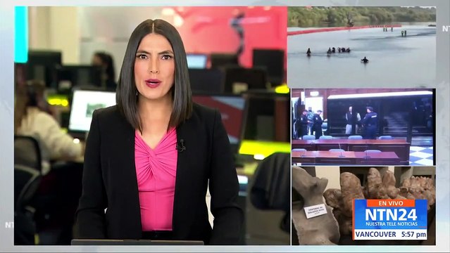 Encuentran un cuerpo sin vida atorado en las boyas que el Gobierno de Texas instaló en el Río Bravo