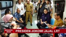 Di Tengah Kritikan Soal Proyek LRT, Presiden Jokowi Jajal LRT Bareng Erick Thohir dan Ridwan Kamil