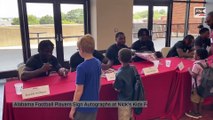 Alabama Football Players Sign Autographs at Nick's Kids Foundation Luncheon