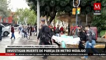 Pareja muere arrollada por convoy del Metro de CdMx en estación Hidalgo