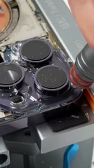 Blasting iPhone 14 Pro Back Glass To Replace New one (Original Sound) #iphone14promax