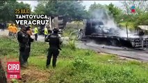 Incendian camiones, autobuses y vehículos en Acapulco, Guerrero