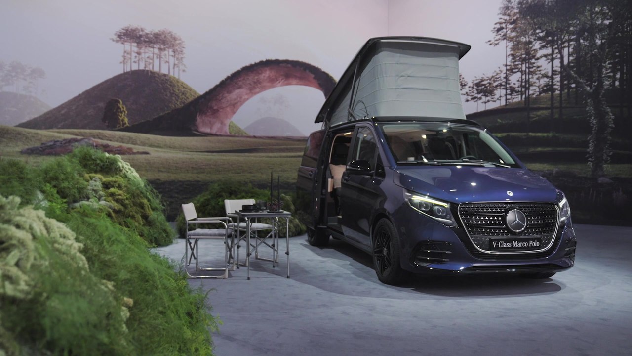 The new Mercedes-Benz V-Class Marco Polo Design Preview
