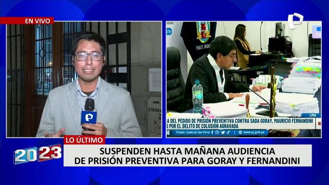 PJ define mañana jueves pedido de prisión preventiva contra Sada Goray y Mauricio Fernandini