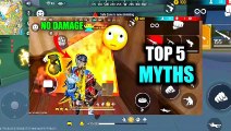 Top 5 Myths In Free Fire|Free Fire Top Myths|Part 3|Bot Sanju