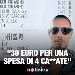 Ziocommand "39 euro per una spesa di 4 ca**ate"
