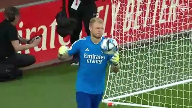 Arsenal v AS Monaco (5-4) PENALTY SHOOT-OUT Emirates Cup 2023 - Gabriel seals it after Ramsdale save