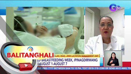 World Breastfeeding Week, ipinagdiriwang mula August 1-August 7 | BT
