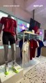 Area for custom Filipinas goods at the Adidas Brand Center #Filipinas #FIFAWWC