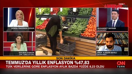 Temmuz ayı enflasyon rakamları açıklandı